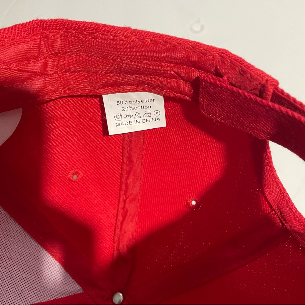 DONALD TRUMP 2020 RED HAT Embroidered Red White and Blue Keep America Great - Picture 4 of 4